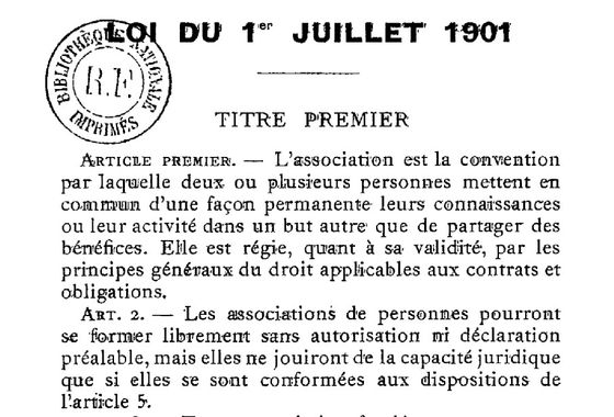 ⚖️125 ans de la loi de 1901 : une histoire qui est aussi la nôtre
