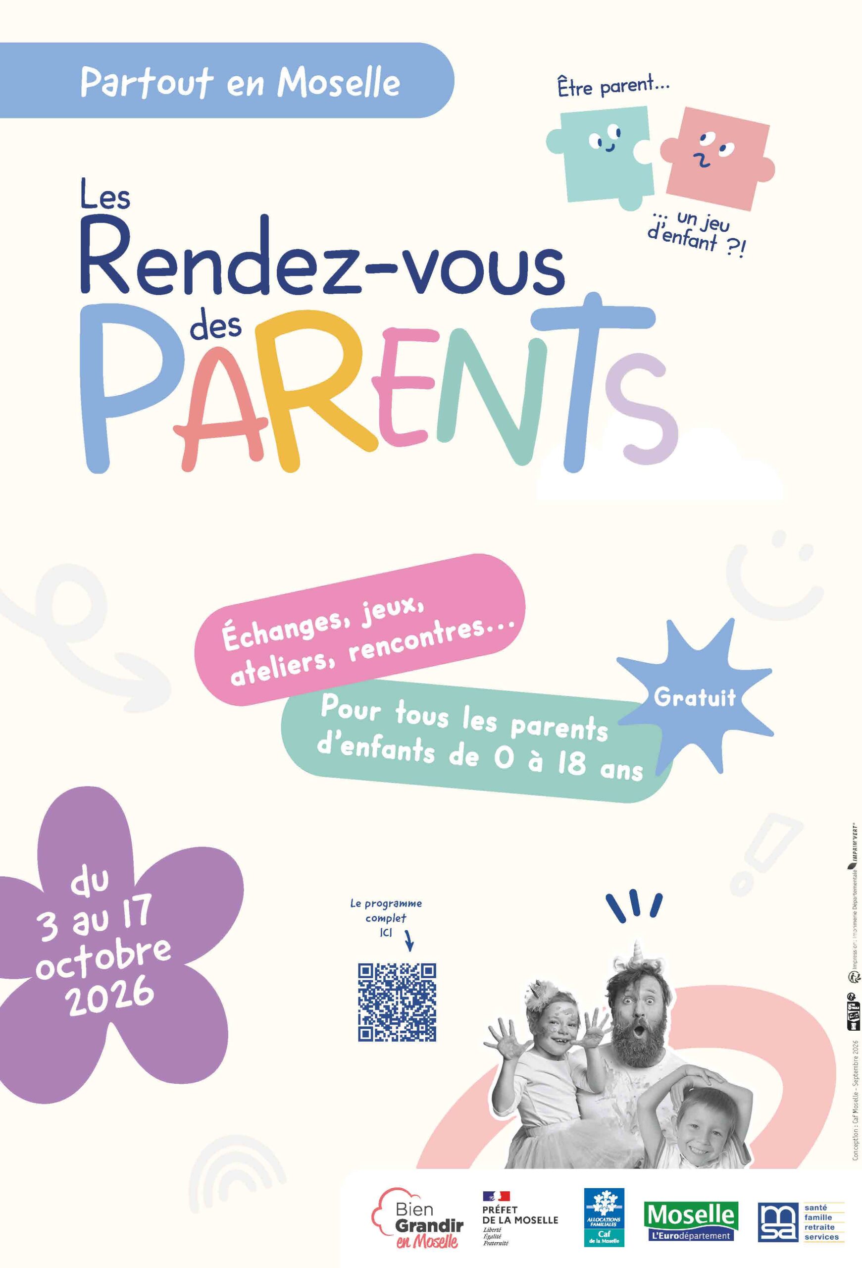 📅 Les rendez-vous des parents – Octobre 2026